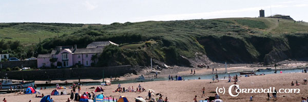 Bude beach view