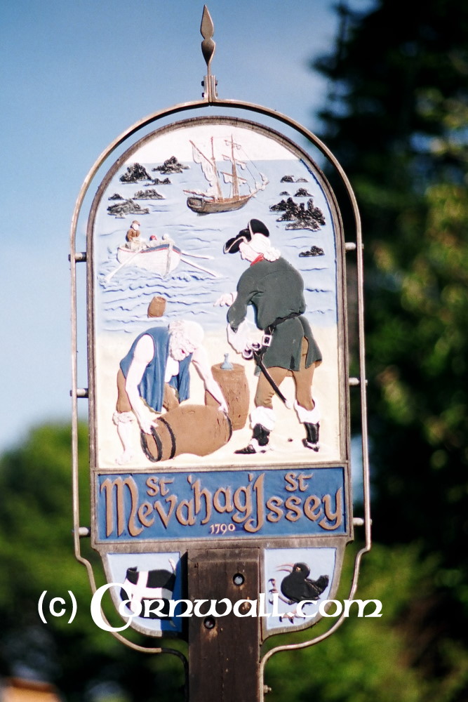 Mevagissey sign back