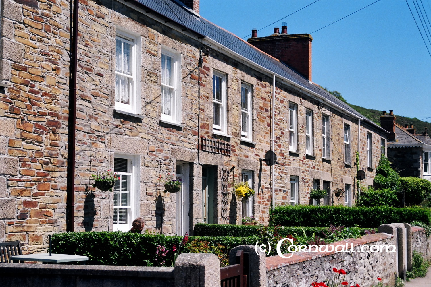 Portreath traditional terrace cottages