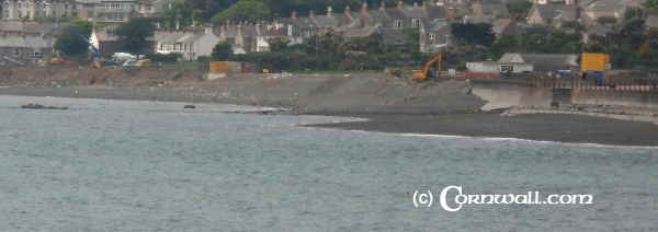 Penzance sea front repair