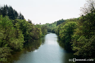 Tamar river at Gunnislake 