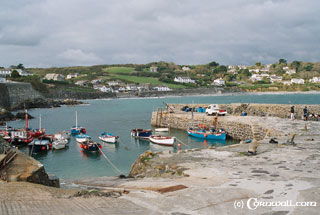 Coverack harbour